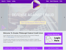 Tablet Screenshot of greaterpittsburghfcu.org
